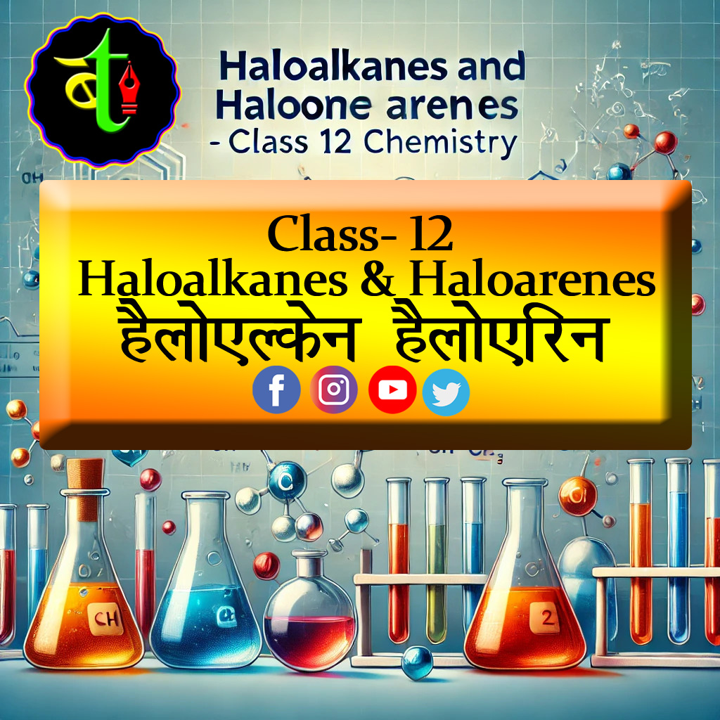 Haloalkanes And Haloarenes Class 12 Short Revision Notes pdf