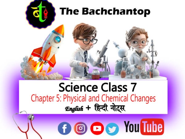 Class 7 Science – Chapter 5: Physical and Chemical&nbsp;Changes