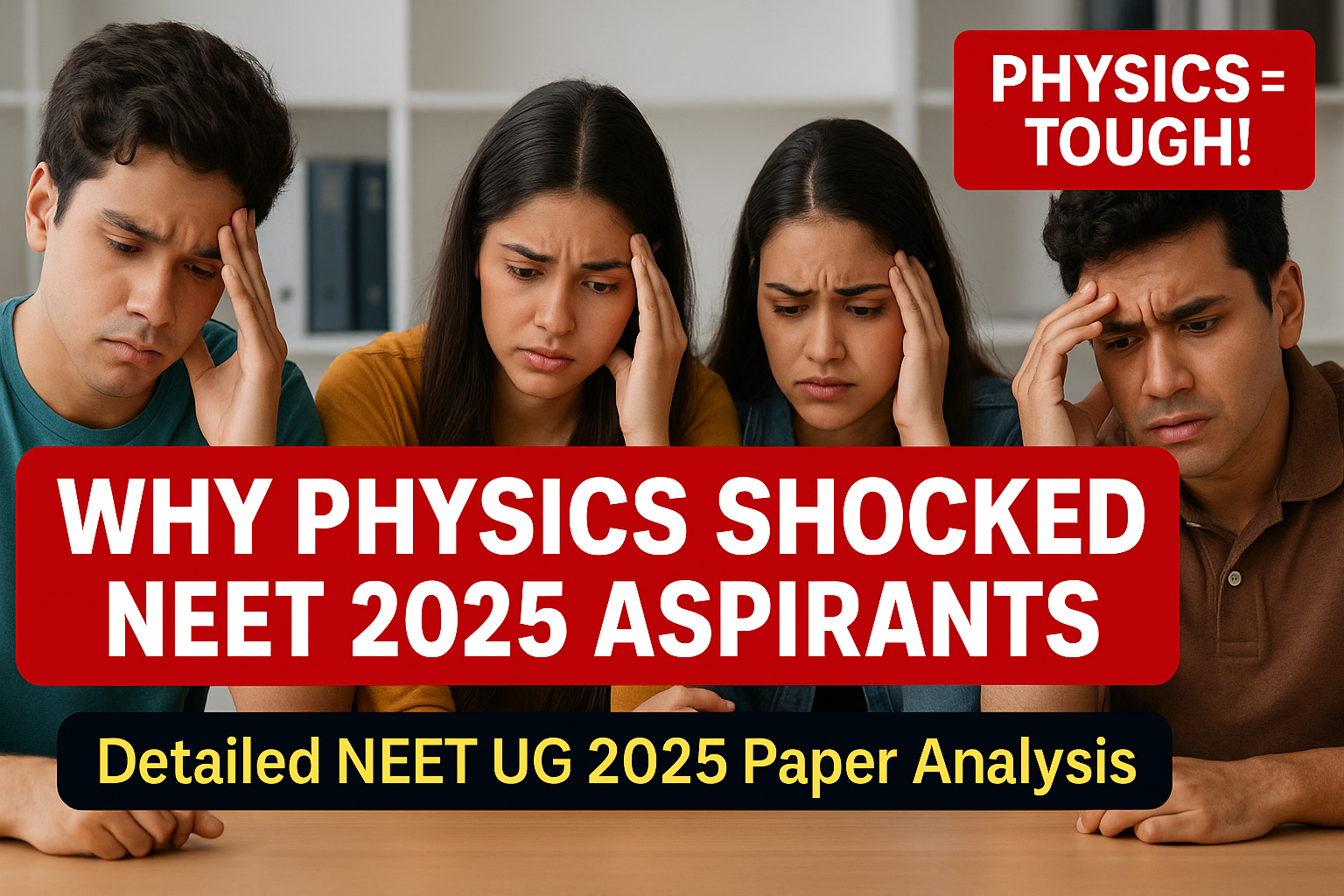 NEET UG 2025 Exam Analysis: Why Students Found Physics the Toughest Section This Year