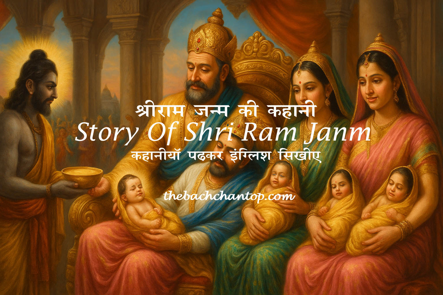 Ram Janm Story & English Learning Through Devotional Stories