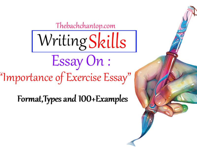 Essay on Importance of&nbsp;Exercise