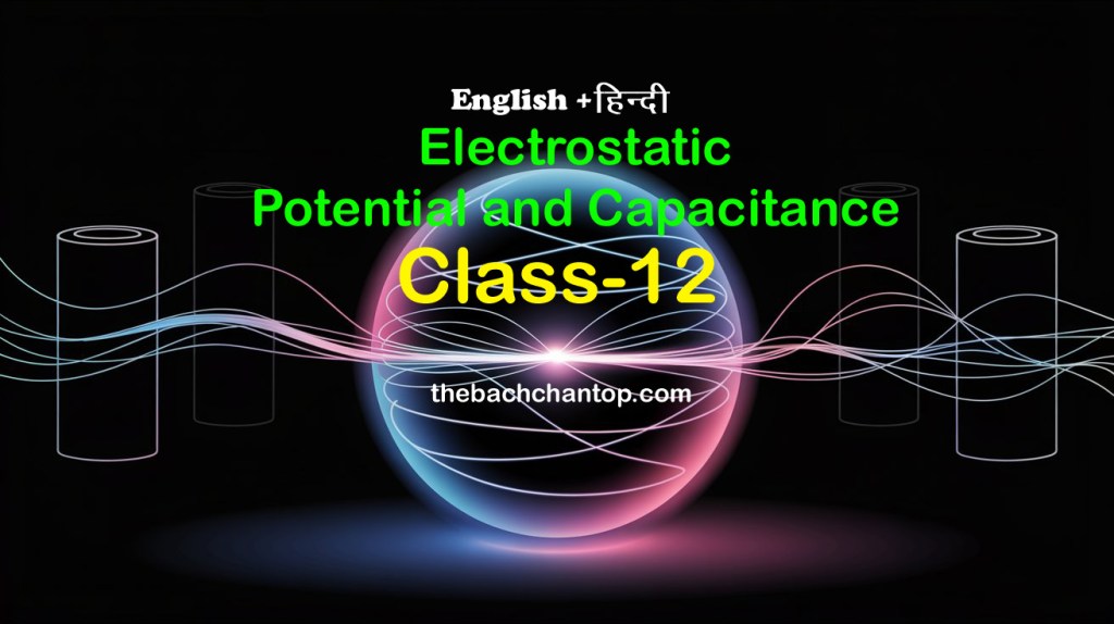 electrostatic potential and capacitance class 12 complete notes pdf free download