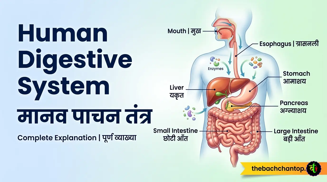 मानव पाचन तंत्र (Human Digestive System)