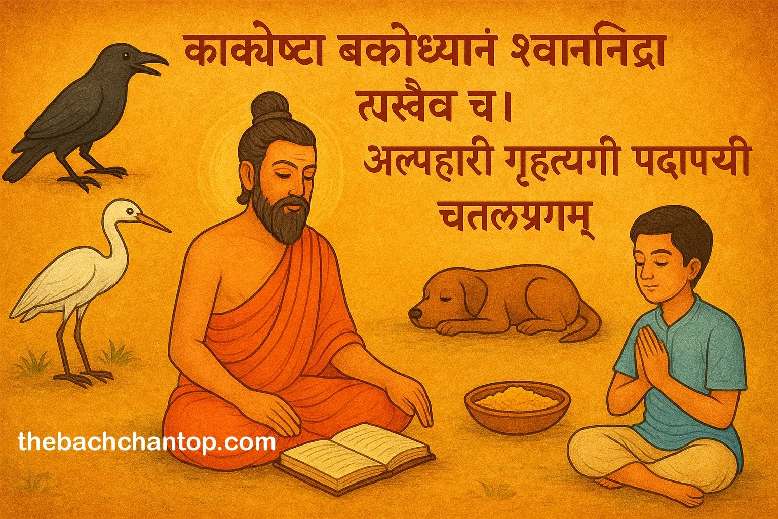 vidyarthi ke panch lakshan