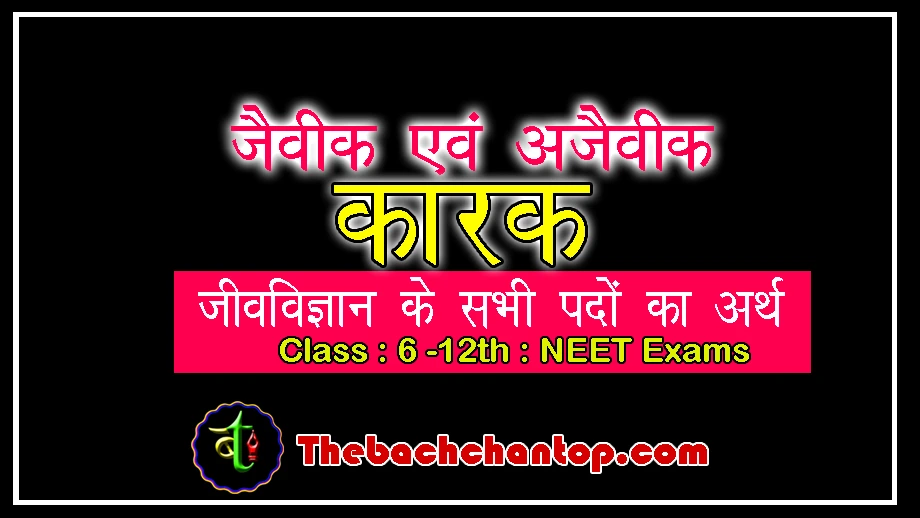 Biotic and Abiotic Factors – सम्पूर्ण हिंदी नोट्स (Pointwise + Facts + FAQs)