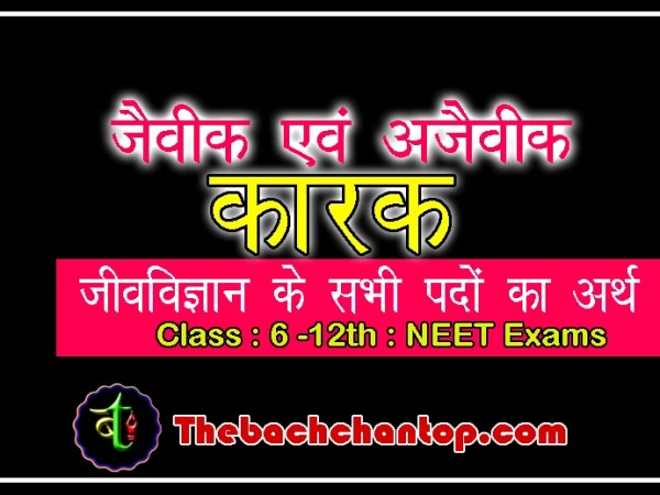 Biotic and Abiotic Factors – सम्पूर्ण हिंदी नोट्स (Pointwise + Facts +&nbsp;FAQs)