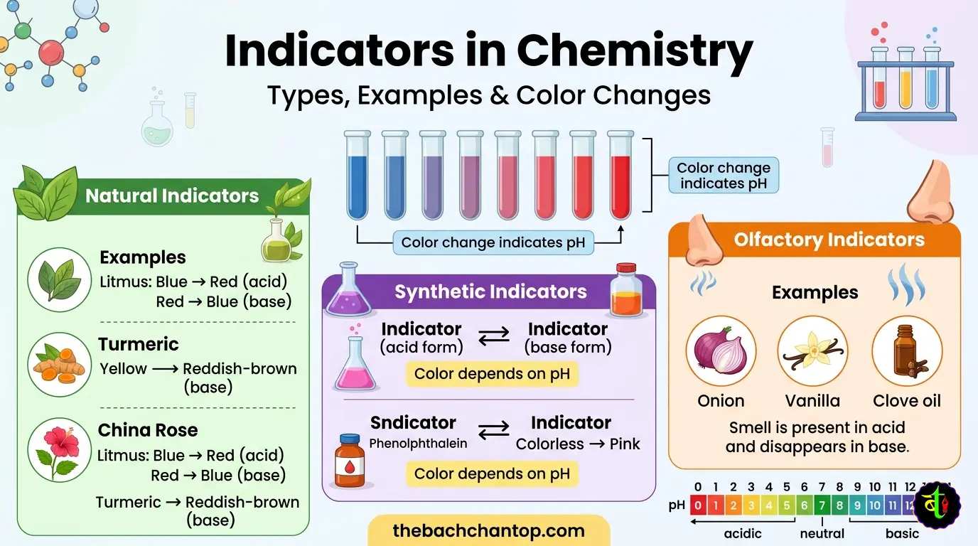 What are Indicators in Chemistry? | Types, Examples, Working & Uses (Class 9–10 Science)