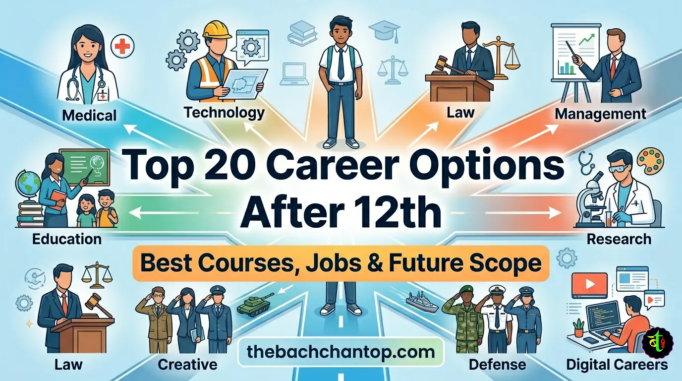 Top 20 Career Options After Class 12