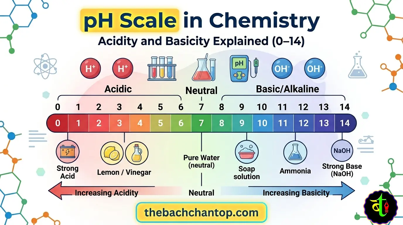 What is pH Scale in Chemistry? | Definition, Range, Examples & Explanation (Class 9–10 Science)
