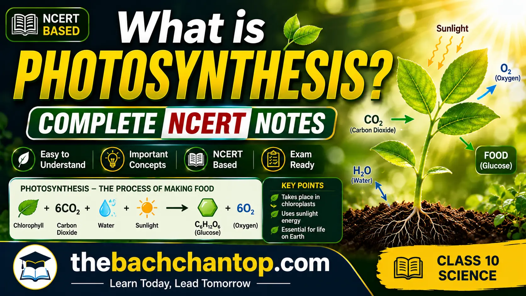 What is Photosynthesis? – Complete NCERT Notes