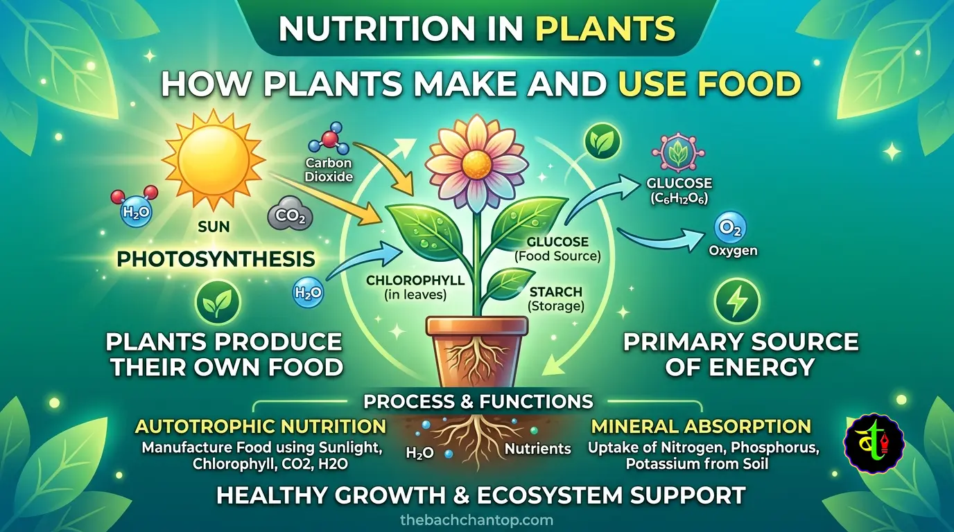 What is Nutrition in Plants? – Complete NCERT Notes