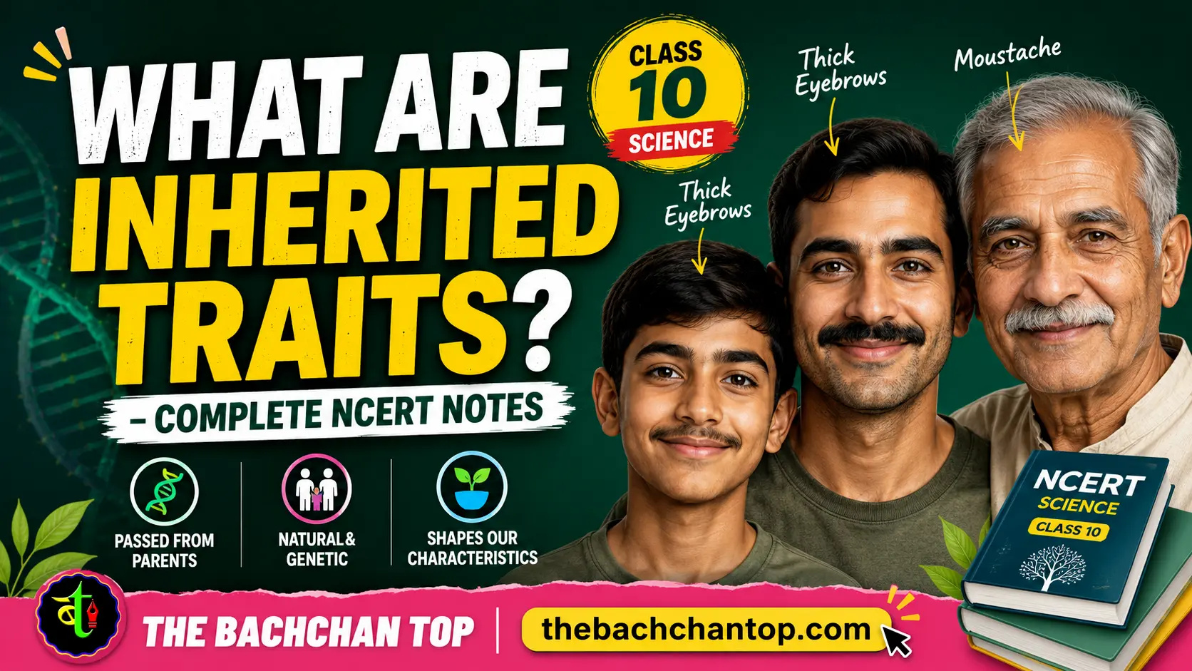 What Are Inherited Traits? – Complete NCERT Notes