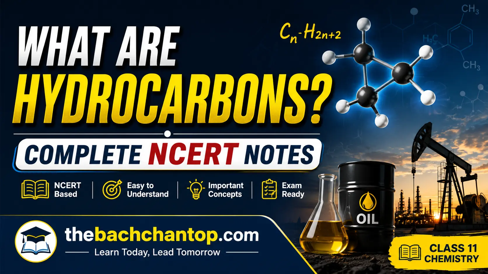What Are Hydrocarbons? – Complete NCERT Notes