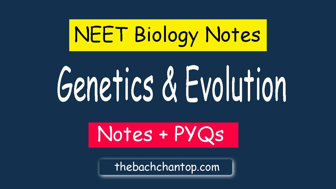 Genetics and Evolution